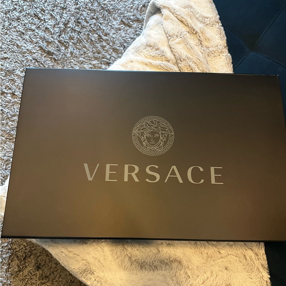 Versace large magnetic closure box. Heavy duty.